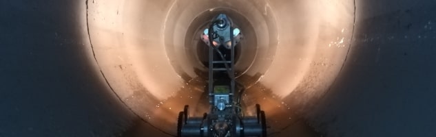 Inspekcja kanalizacji za pomoca robota